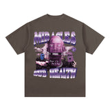 Hip Hop Rapper T Shirt T-shirt Hip Hop Short Sleeve Loose Men's and Women's Tops