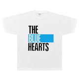 Rock Star T Shirt the Blue Hearts T-shirt Rock Band Loose Printed Short Sleeve