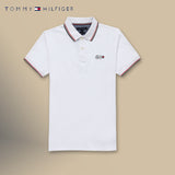 Tommy T Shirts Tommy Striped Summer Polo Shirt Cotton Short Sleeve T-shirt Casual