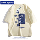 Nasa Tracksuit Short-Sleeve Shorts Suit Men's Summer Trendy Student Fitness Casual