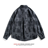 Men Long-Sleeve Shirt Loose Casual Shirt Coat