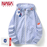 Nasa Sun Protection Shirt Summer Men and Women Sun Protection Clothing Fashion Brand