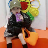 Girl Jacket Girls' Coat Plaid Coat Top