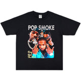 Rock Star T Shirt Pop Smoke Loose Print T-shirt Short Sleeve Summer