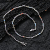 Zircon necklace zircon colorful necklace