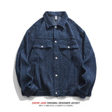 Men Long-Sleeve Shirt Spring Shirt Coat Men's Spring and Autumn Loose