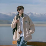 Unisex Baseball Jersey Vintage Spring Fall Casual Tooling Jacket