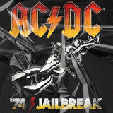 Rock Band T Shirt Ordinary Black Casual Loose Youth Cartoon Short Sleeve