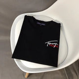 Tommy T Shirts Tommy Couple's Short-Sleeved T-shirt Embroidery