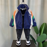 Boy Jacket Boy's Spring Coat Western Style Fashion Clothes Ruoshuai Jacket