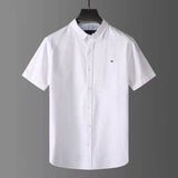 Tommy T Shirts Tommy Men's Shirt Short Sleeve Solid Color Casual Summer Shirt