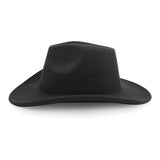 Walter White Fedora Solid Color Curling Woolen Hat Retro Fedora Hat Casual