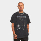 Rock Band T Shirt Short-Sleeved T-shirt Washed Old