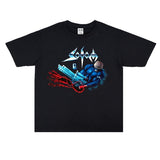 Rock Star T Shirt Printed T-shirt Short Sleeve Loose Street