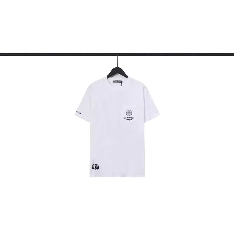 CHH Chrome Heart T Shirts Croix Cross Gypsy Cotton Crew Neck Short Sleeve T-Shirt