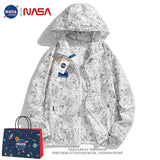 Nasa Jacket Spring and Autumn Men's Jacket Coat Men's Clothing Loose All-Matching