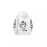 CHH Chrome Heart Hoodie Crow CH Autumn and Winter Trend Brand Sanskrit Cross Hooded Sweater Loose