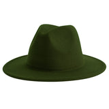 Walter White Fedora Jazz Top Hat Vintage Woolen Hat Embroidered Logo Felt Hat
