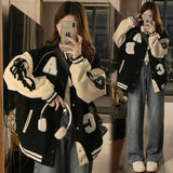 Unisex Baseball Jersey Vintage Embroidered Baseball Jacket Jacket Top