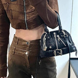 Chh Chrome Heart Leather Bag