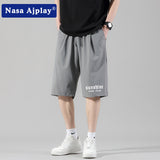 Nasa Shorts Men's Summer Fashion Brand Student Loose