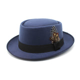 Walter White Hats Hat Female British Autumn Winter Retro Korean Style Fashion All-Matching Fedora Hat