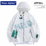 Nasa Sun Protection Shirt Sun Protection Clothing Men's Summer Fashion Brand