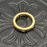 Chrome Heart Ring Golden Cross