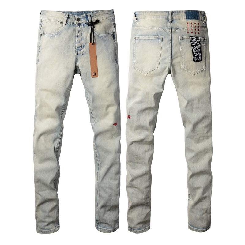 KSUBI Jeans Slim Fit Casual Stretch Jeans