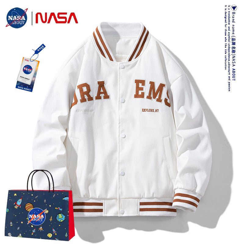 Nasa Jacket Men's Coat Spring and Autumn Loose