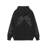 CHH Chrome Heart Hoodie Heavy Industries Embroidered Zip Sweater Hooded Jacket