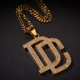 Jewelry Stainless Steel Plated Hip Hop Pendant Necklace rapper