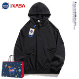 Nasa Jacket Solid Color Hoodie Workwear Jacket Men's Fashion Brand Loose Casual