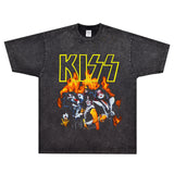 Rock Star T Shirt Kiss Love Gun T-shirt Rock Loose Printed Cotton Short Sleeve