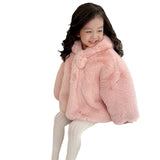 Girl Jacket Girls' Coat Cotton Padded Thickened Top Coat