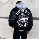 Unisex Baseball Jersey Vintage Embroidered Hip Hop Baseball Jacket Jacket
