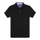 Tommy T Shirts Tommypolo Shirt Cotton Short-Sleeved T-shirt Men's Casual Polo Collar Embroidery
