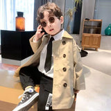 Boy Jacket Children's Clothing Coat Spring and Autumn High-End Children Teens Tops Tide
