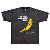 Rock Star T Shirt the Velvet Underground Andy Warhol T-shirt Loose Short Sleeve