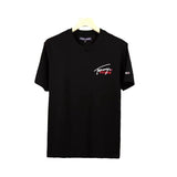 Tommy T Shirts Tommy Comfortable Cool Skin-Friendly Comfortable Embroidered Couple round Neck Short Sleeve T-shirt
