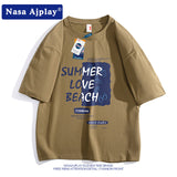 Nasa Tracksuit Short-Sleeve Shorts Suit Men's Summer Trendy Student Fitness Casual