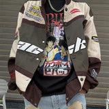 Unisex Baseball Jersey Bike Jacket