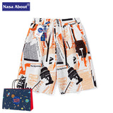 Nasa Shorts Summer Casual Sports Pants Loose