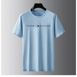 Tommy T Shirts Printed T-shirt Summer Casual Pure Cotton
