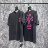 CHH Chrome Heart T Shirts Sanskrit Cross Short Sleeve