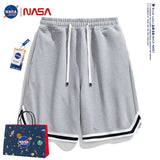 Nasa Shorts Men's Sports Loose Summer Casual Pants