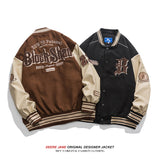 Men Baseball Jacket Spring Baseball Uniform Men Vintage Baggy Casual Jacket Jacket