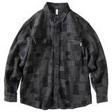 Unisex Baseball Jersey Shirt Men's Long Sleeve Spring and Autumn Loose Vintage Jacket