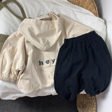 Boy Jacket Boys' Coat Spring and Autumn Children Korean Style Windbreaker Hooded Coat Baby