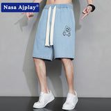 Nasa Shorts Cowboy Shorts for Men Summer Trendy